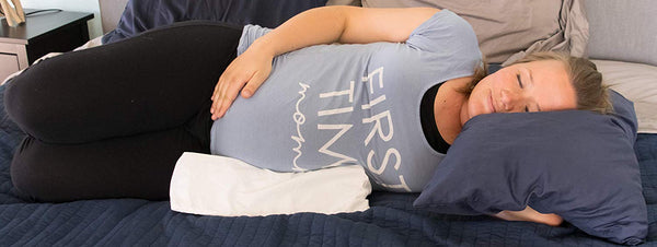Pregnancy Wedge Pillow | Support for Side Sleeping | 2 Separate Wedge Pillows to Support Baby and Your Back | Fits All Sizes