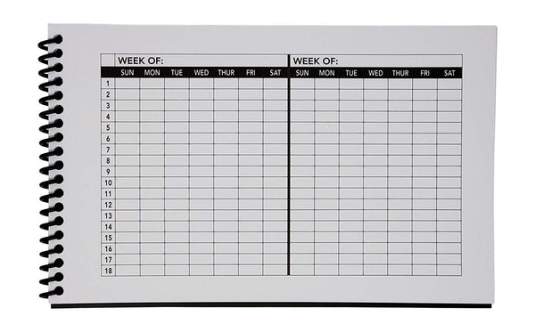 Daily Medication Journal | Medication Log | Track Blood Pressure, Blood Sugar, Pulse | Spiral Bound | Compact Size | Full Year Medical Journal